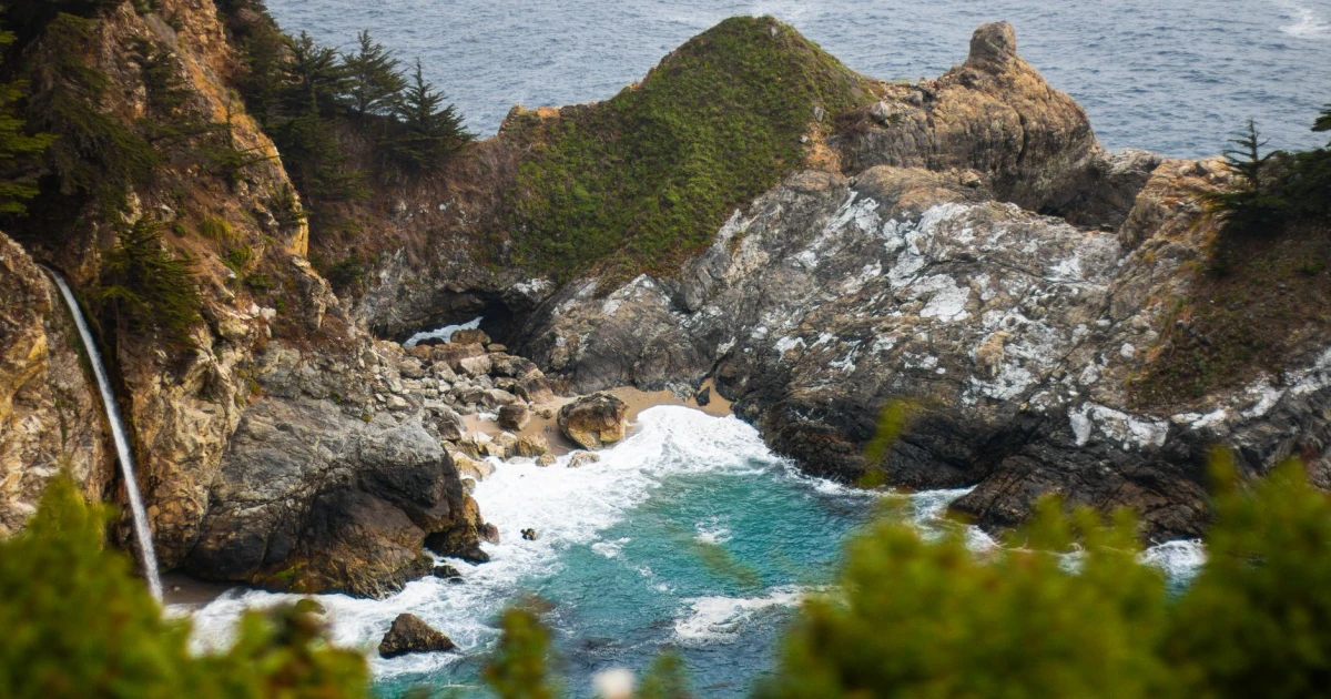 CBS News lingers on a quiet morning at Big Sur shoreline