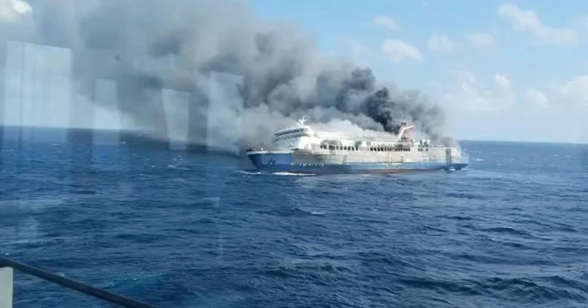 Indonesia ferry fire kills five, 41 missing off Madura island