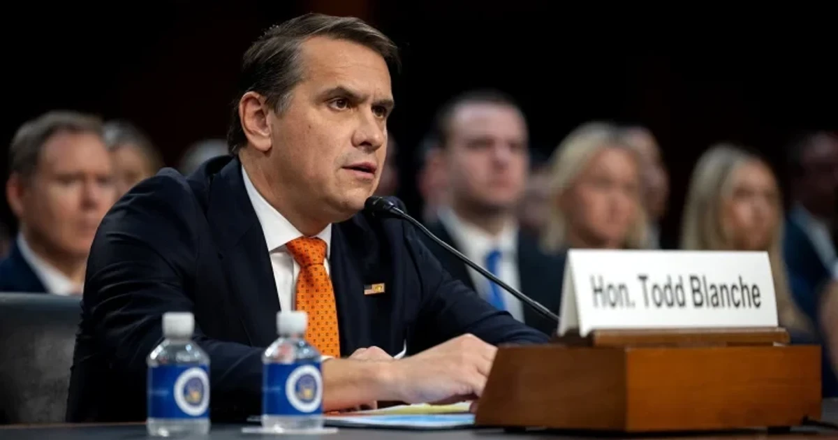 Blanche confirmation stalled over Trump IRS settlement and $1.8 billion fund