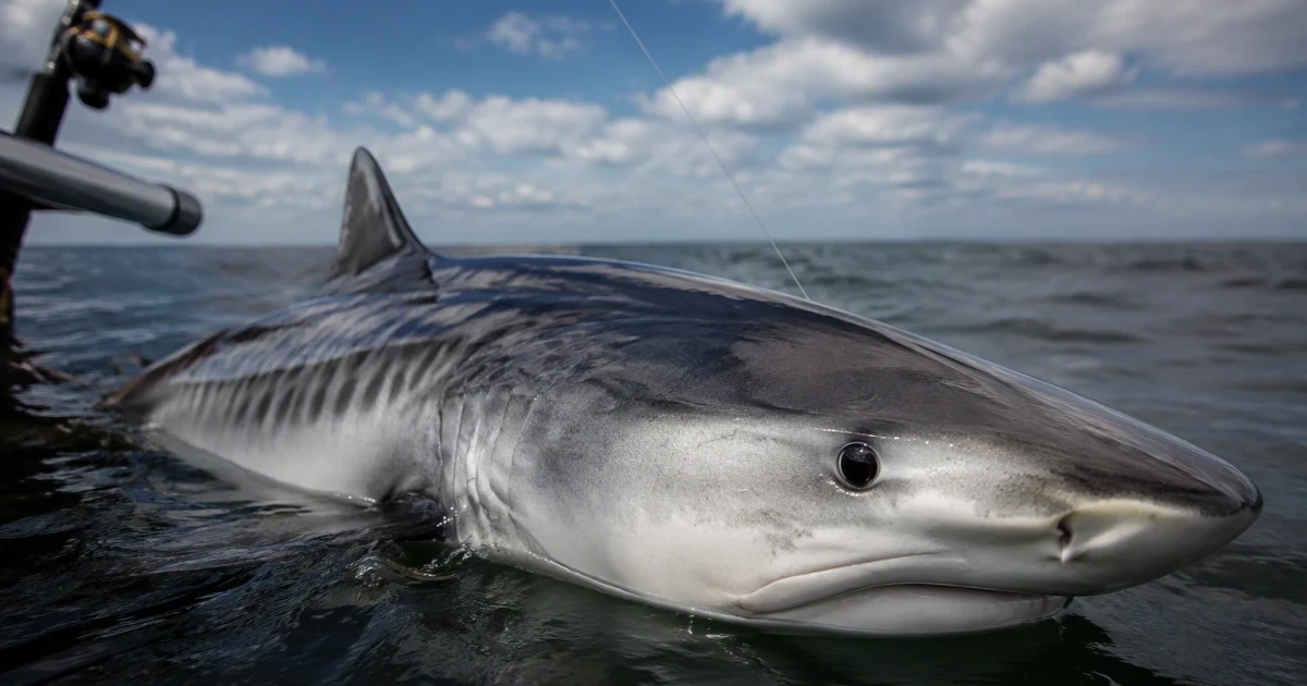 Massachusetts brothers reel in rare juvenile tiger shark on Cape Cod