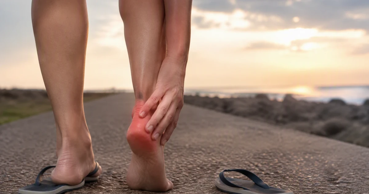 NHS warns flip-flops and sandals can worsen heel pain