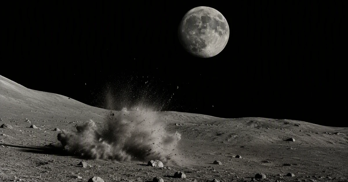 Wayward SpaceX rocket stage slams into the Moon's surface