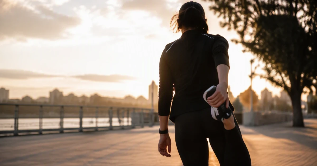 James McMillian shows cooldown moves to end your workout