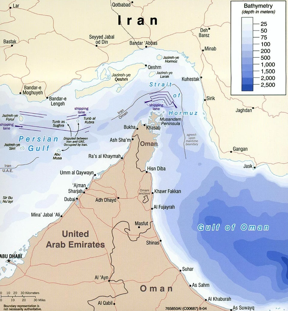 Strait of Hormuz — Wikimedia Commons
