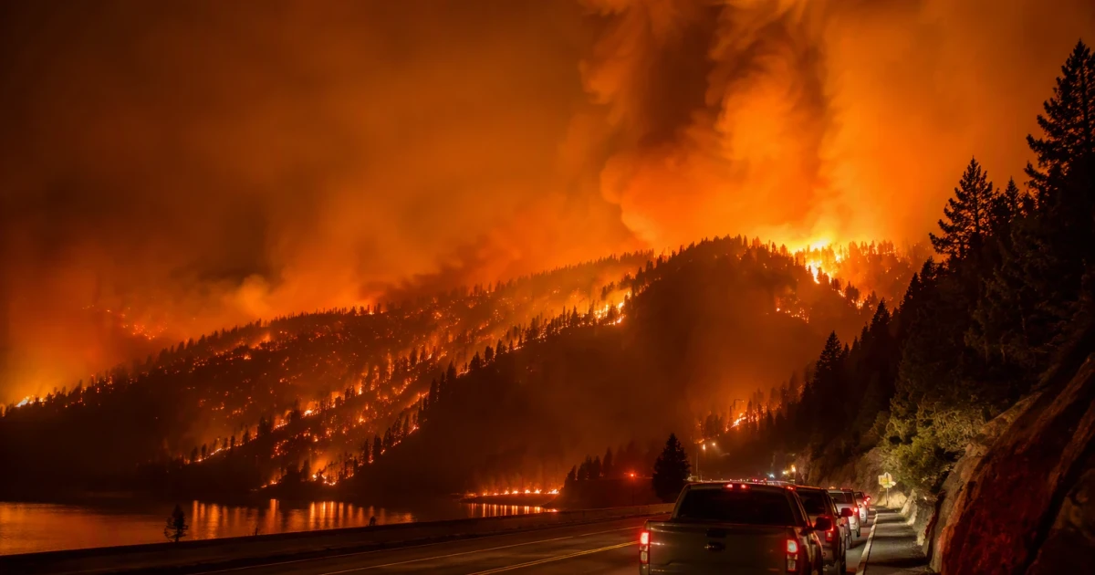 British Columbia declares emergency as wildfires force 20,000 to flee