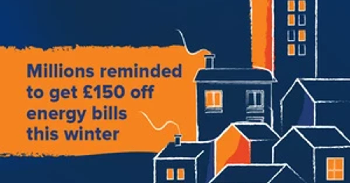 Households warned to add names to bills for £150 energy help
