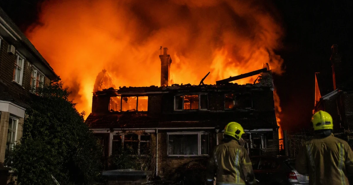House burns after suspected gas leak explosion in Sheffield