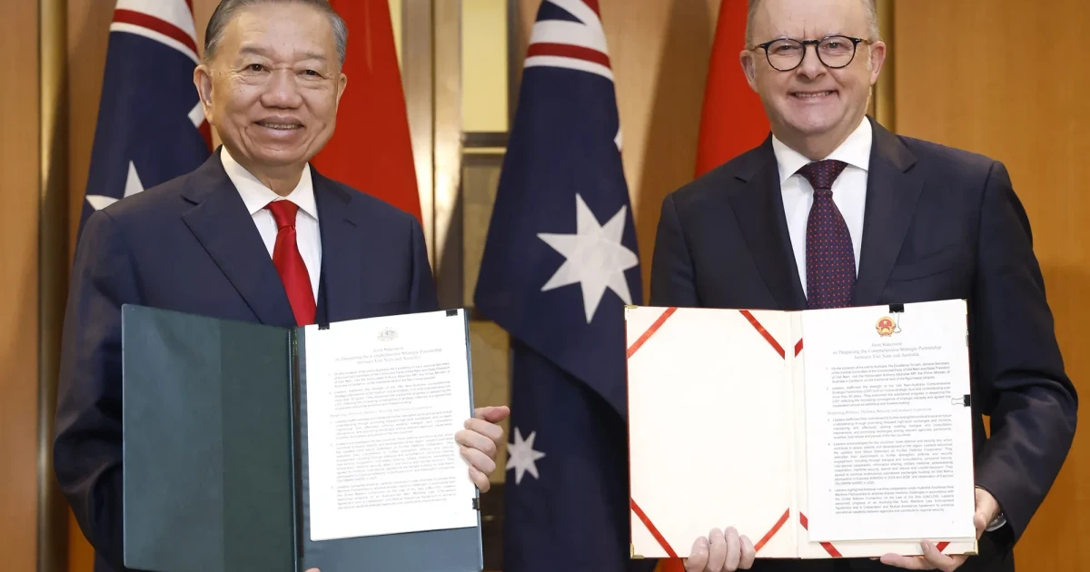 Australia, Vietnam deepen strategic partnership amid supply chain concerns