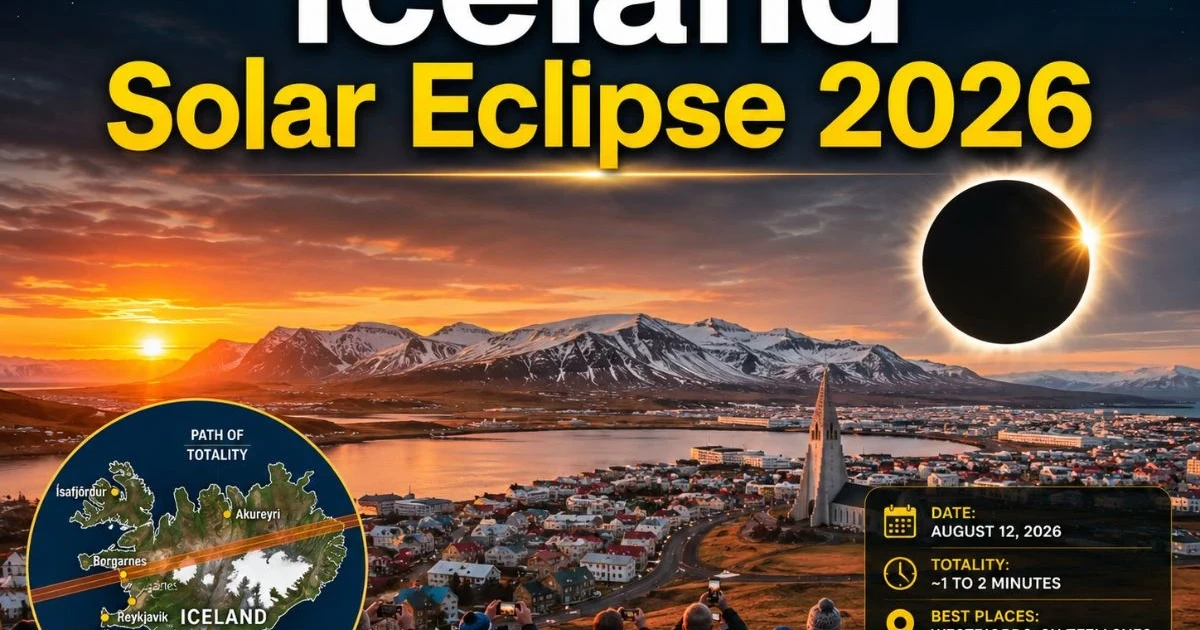 Iceland prepares for 2026 total solar eclipse as travel demand surges
