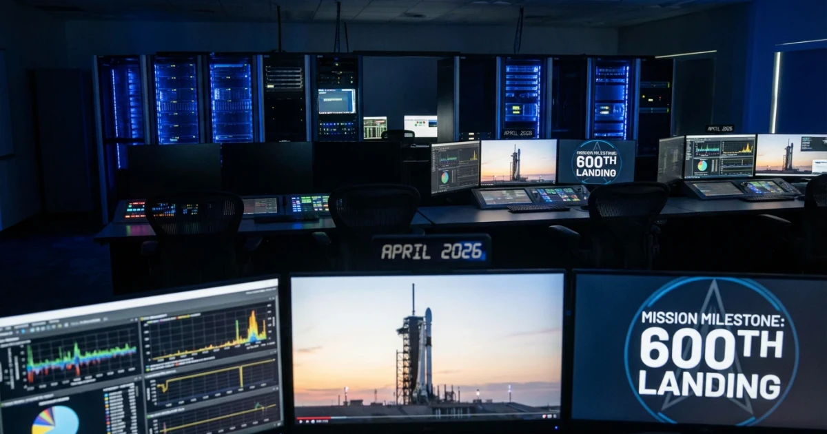 SpaceX Falcon 9 Launch Marks 600th Rocket Landing