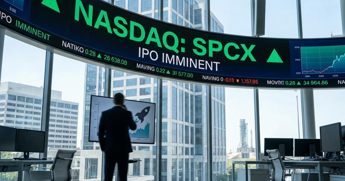 SpaceX Plans Nasdaq IPO Filing, Targets June 12 Listing