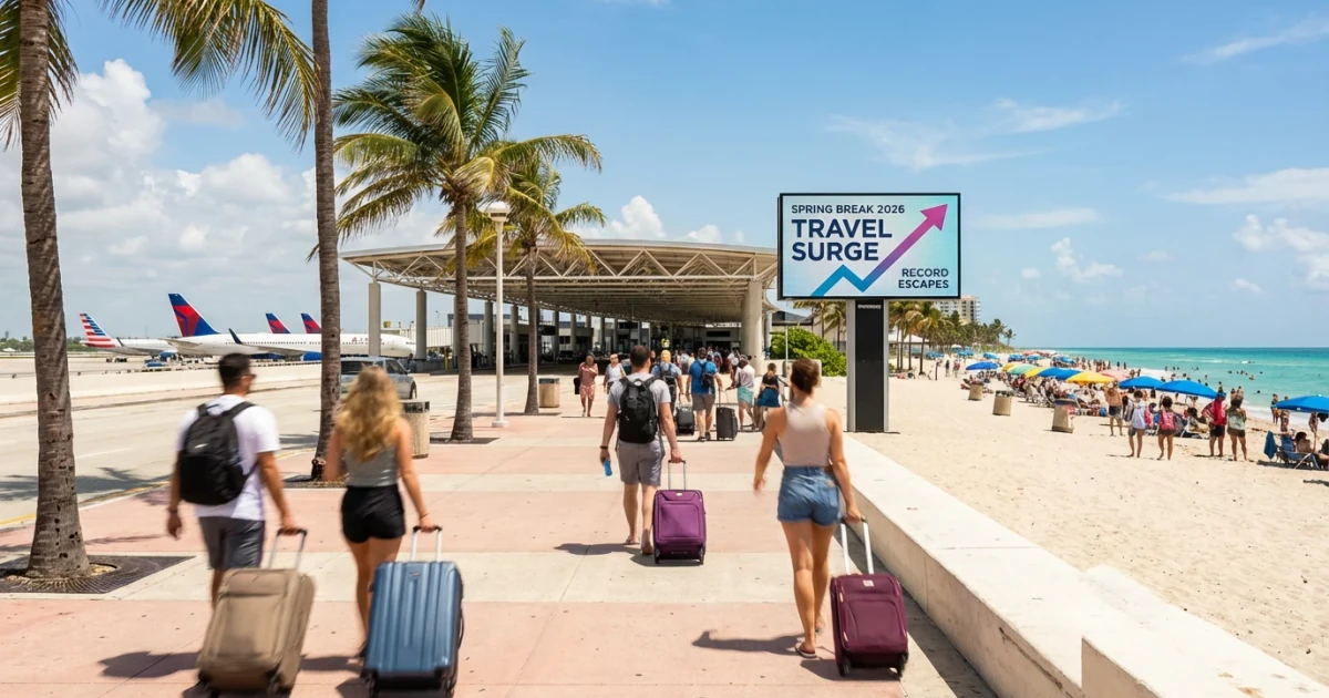 Spring Break Travel 2026 Sees Record Demand, Top Destinations