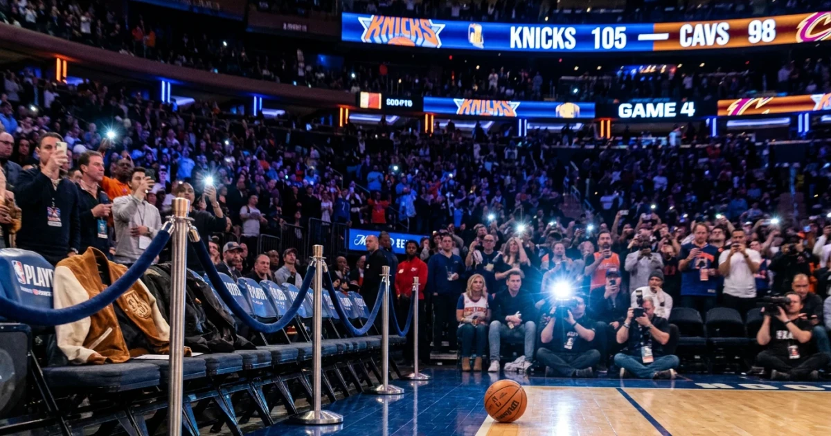 Knicks vs Cavs Game 4: Celebrities Boost Playoff Excitement