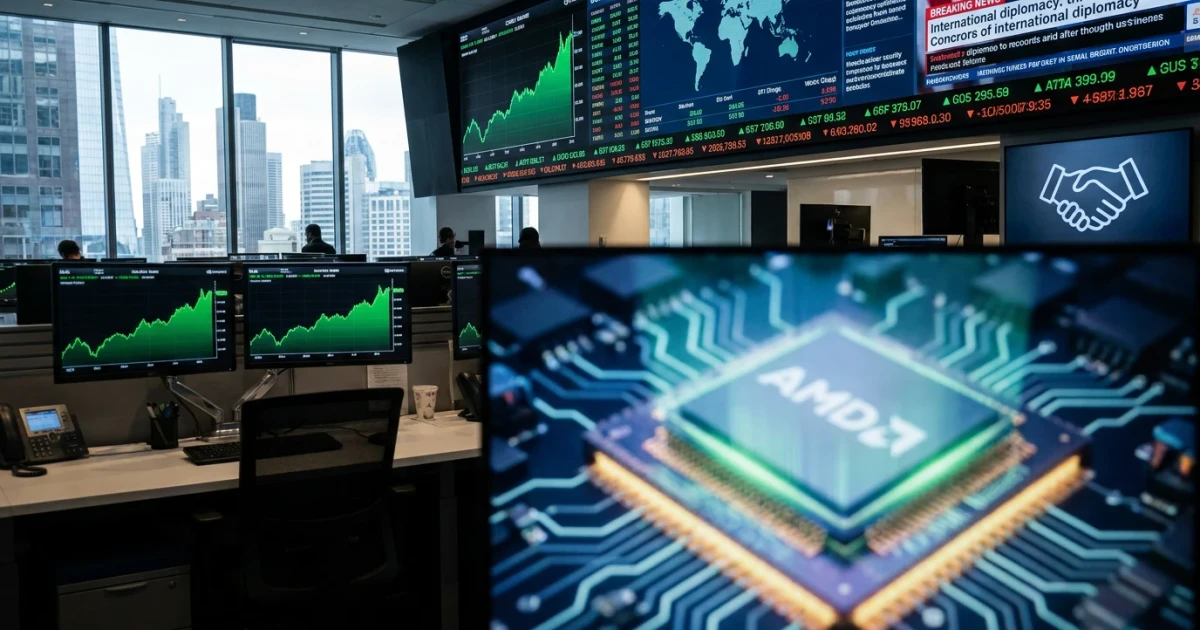 Stock Futures Rise as AMD Surges, Iran Deal Hopes Lift Markets