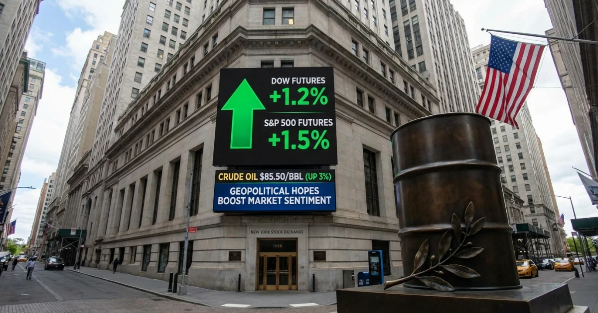 Stock Futures Edge Up as Oil Prices Rise