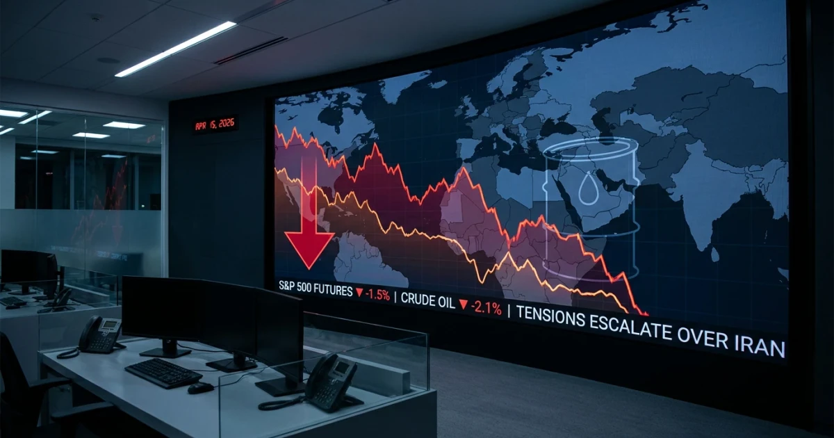 Stock Futures Fall as Iran Tensions Threaten Oil Supply