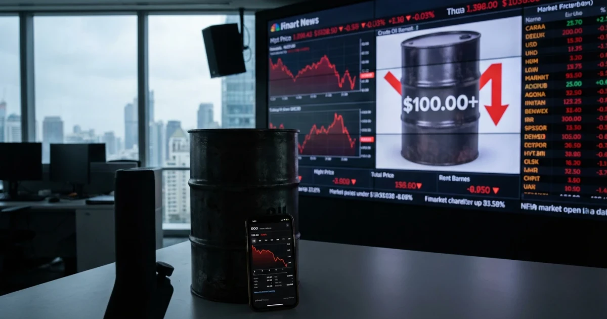 Stocks Dip as Oil Surges Past $100, S&P 500 Lags