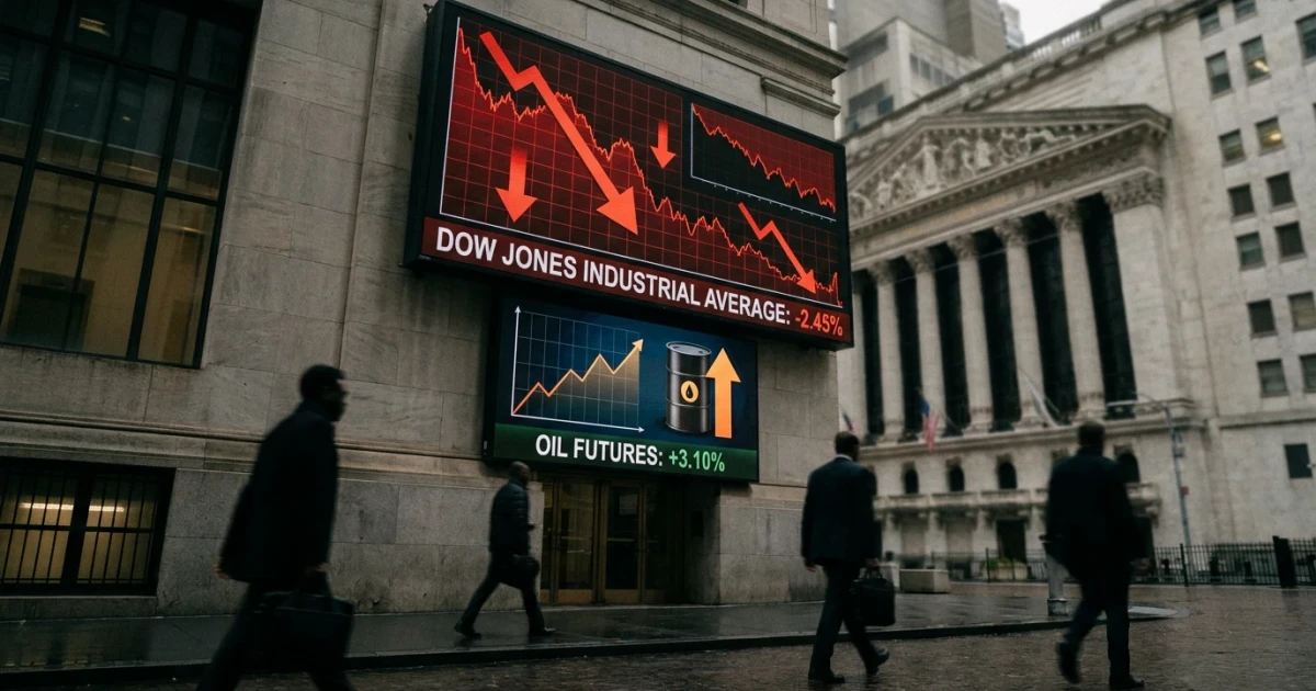 Stocks Drop, Oil Prices Surge as Iran Tensions Rise