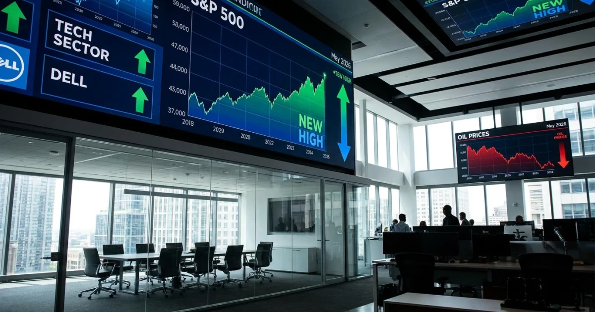 Stocks Hit Records as Dell Fuels Tech Rally