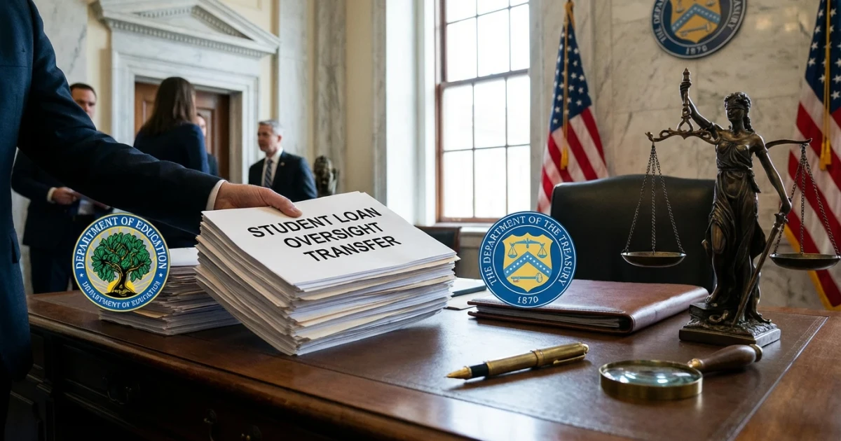 Student Loan Oversight Moves to Treasury Department