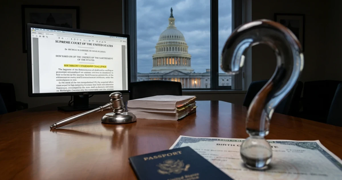 Supreme Court Weighs Birthright Citizenship Challenge