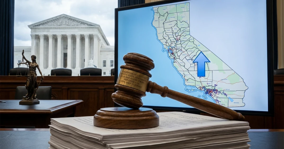 Supreme Court Upholds California Voting Map, Boosts Democrats