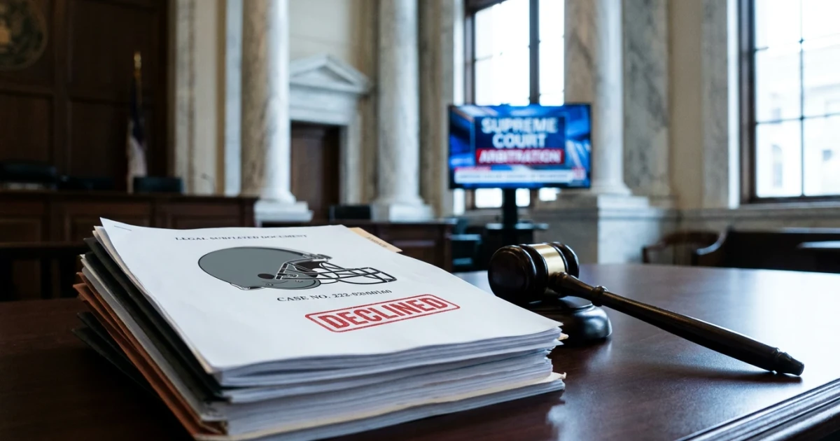Supreme Court Blocks NFL's Arbitration Bid in Flores Case