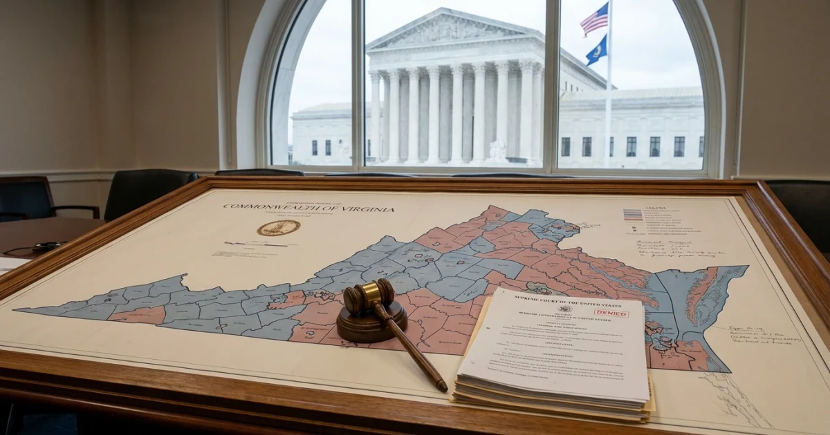 Supreme Court Rejects Virginia Democrats’ Redistricting Map