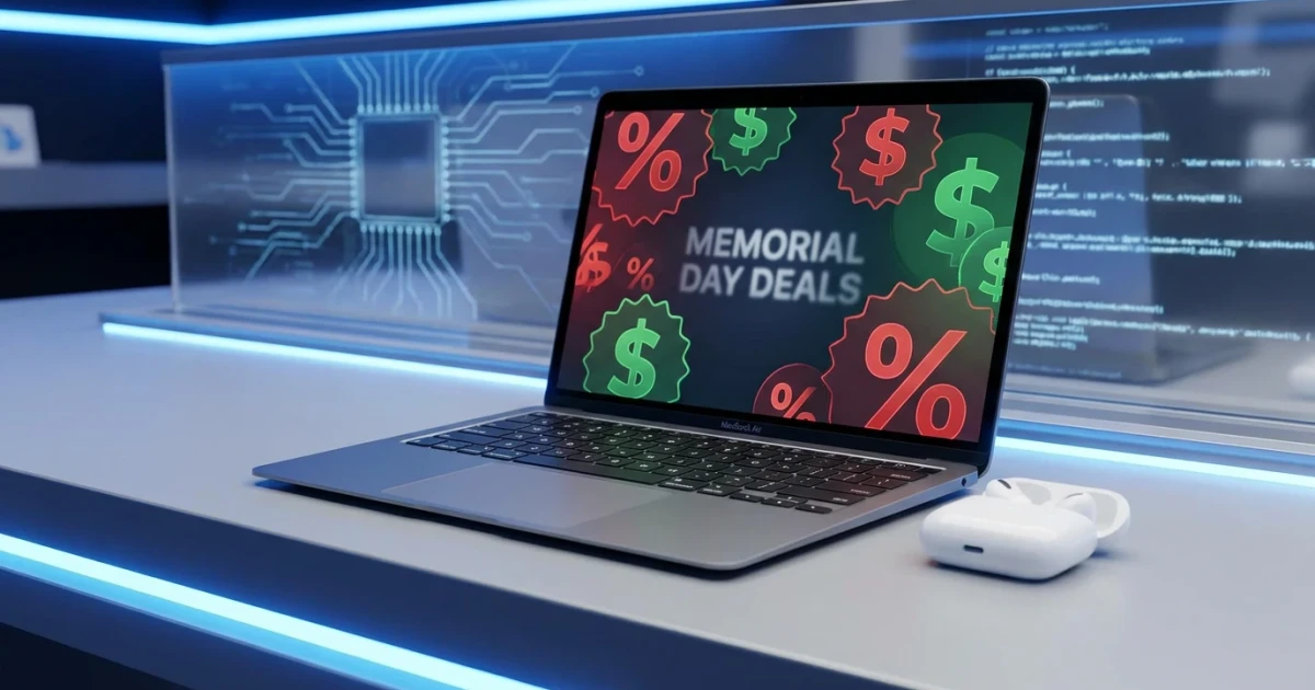 Memorial Day Apple Deals: M5 MacBook Air for $899, AirPods $99