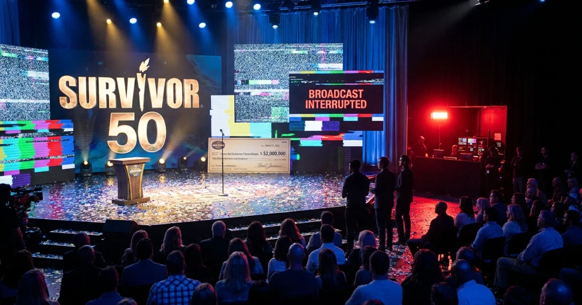Survivor 50 Finale Disrupted by Live TV Error