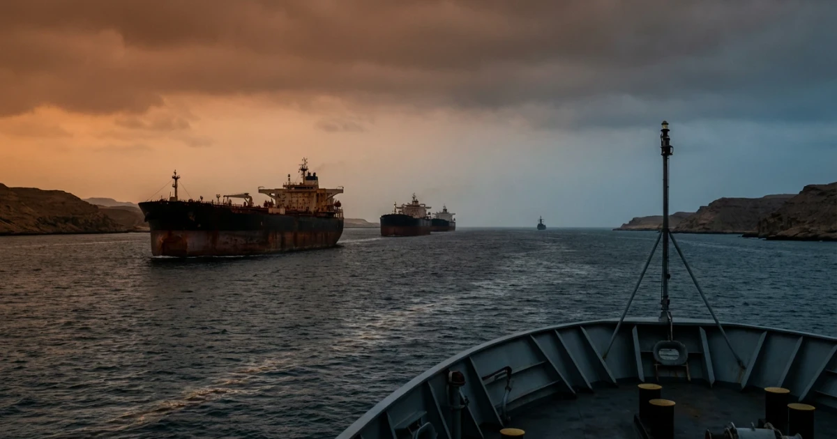 Tanker Convoy Navigates Hormuz Amid US Blockade Tensions