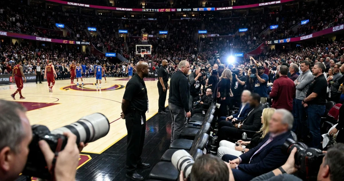 Taylor Swift, Travis Kelce Attend Knicks-Cavaliers Game 3