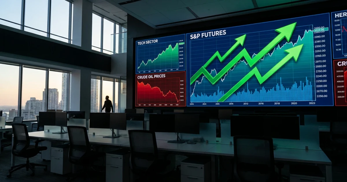 Tech Earnings Boost Stock Futures as Oil Prices Drop