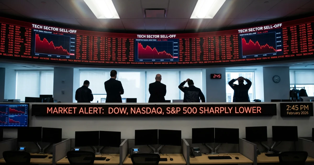 Tech Stocks Lead Stock Market Sell-Off Amid Earnings Jitters