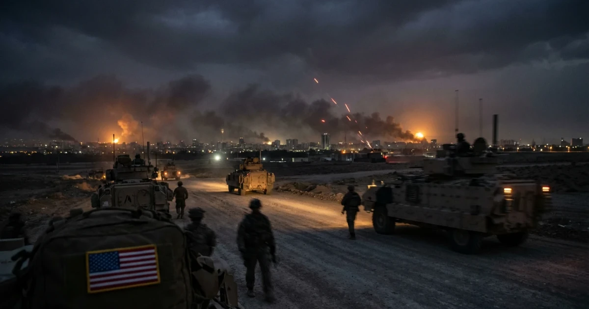 Tehran Hit by Airstrikes as U.S. Marines Deploy