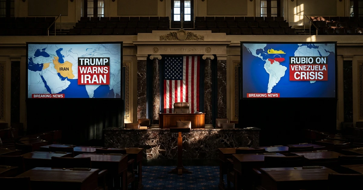 Trump Issues Warning to Iran as Rubio Testifies on Venezuela