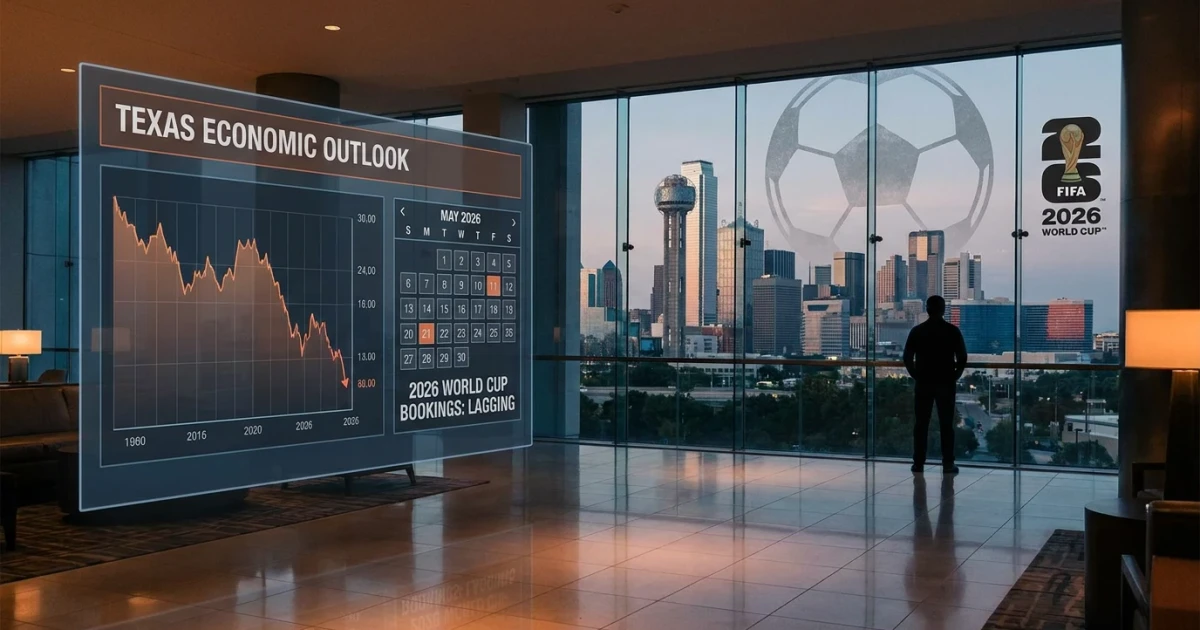 Texas Economic Outlook Dims as World Cup Bookings Lag