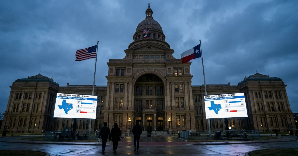 Texas Senate Primaries Unresolved as Runoff, Tight Democratic Race Loom