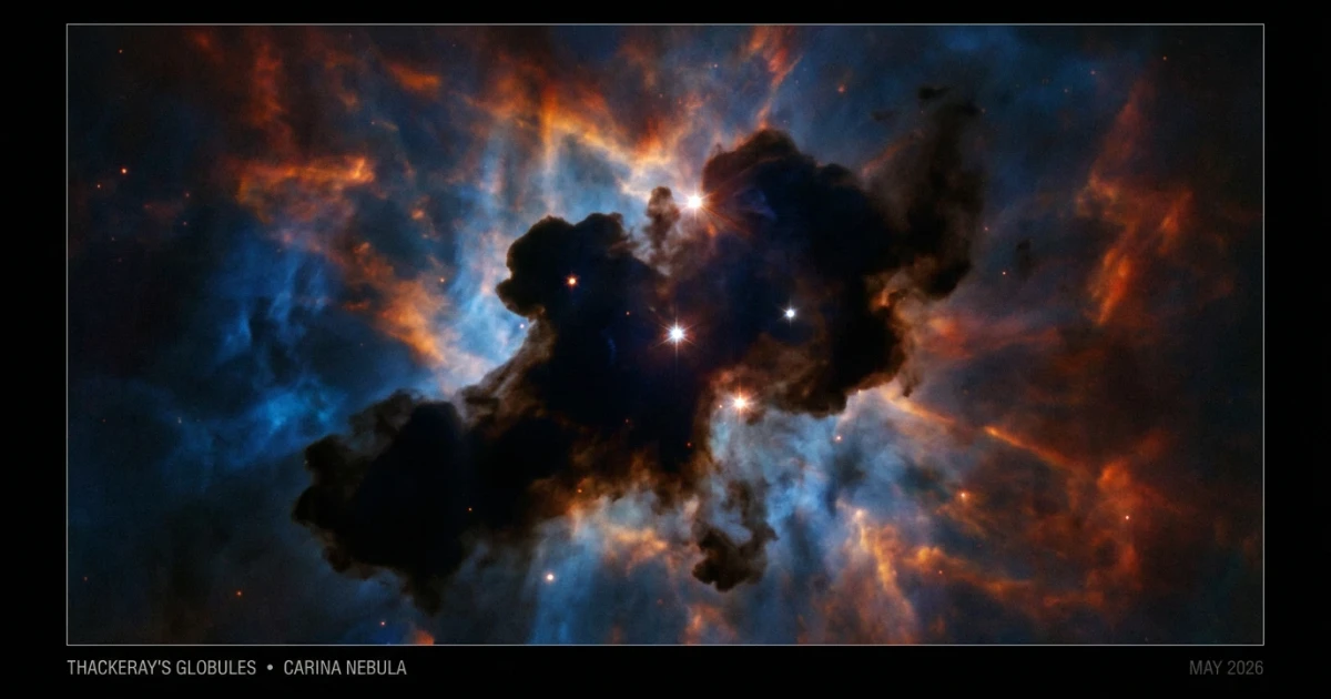 Thackeray's Globules in Carina Nebula Reveal Star Formation