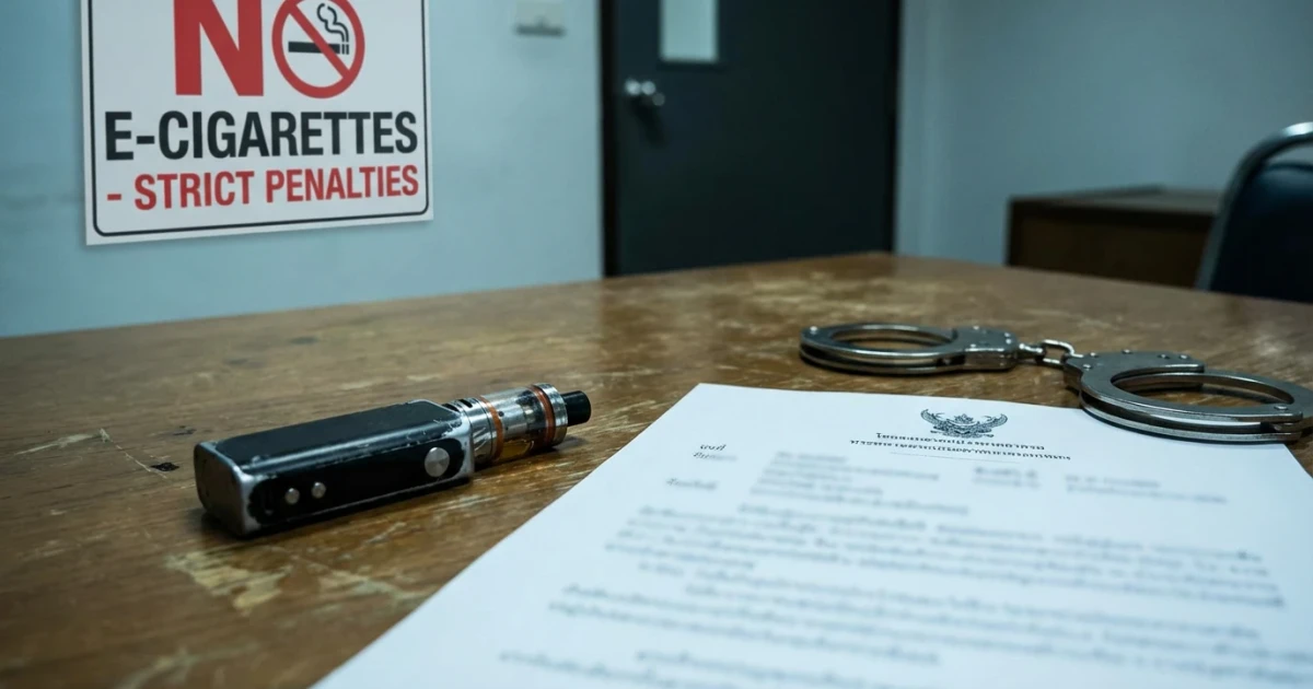 Thailand Enforces Strict Vaping Ban With Jail and Fines