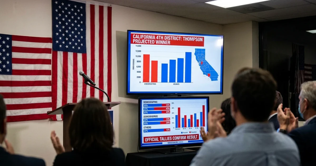 Thompson Declares Victory in California 4th District Race