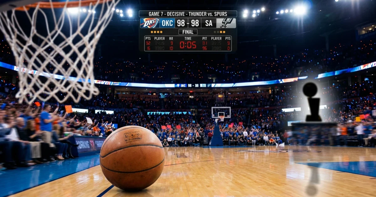 Thunder vs Spurs Set for Game 7 Decider