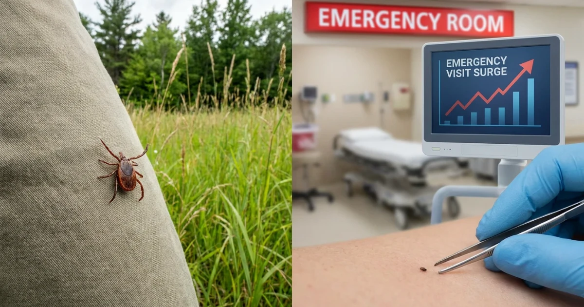 Tick Bite ER Visits Surge in Upper Midwest, Raising Lyme Concerns