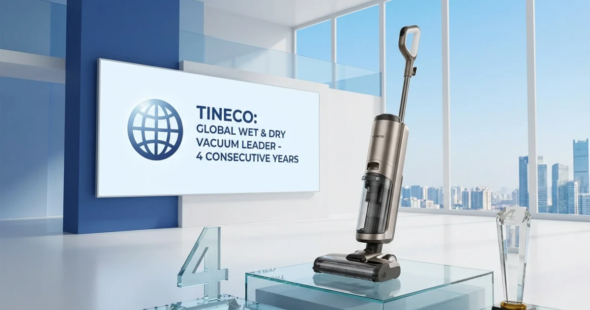 Tineco Named Top Wet & Dry Vacuum Cleaner Brand Again
