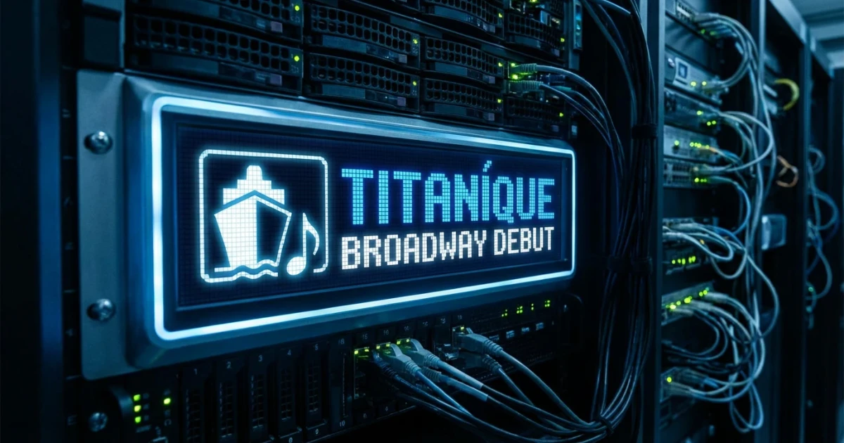 Titaníque Docks on Broadway with Campy Musical Parody