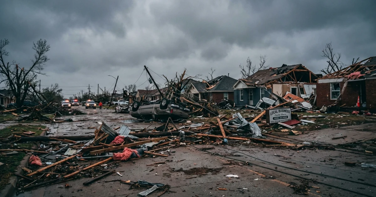 Tornado Strikes Enid, Oklahoma Causing Widespread Damage