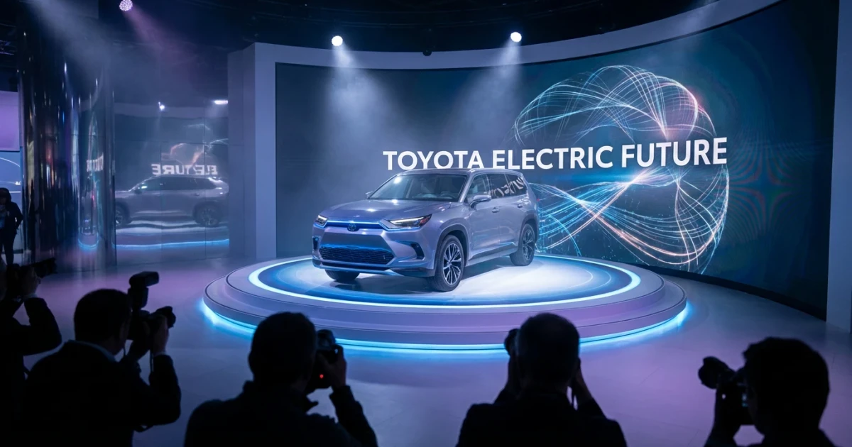 Toyota Debuts First Electric Three-Row Highlander SUV