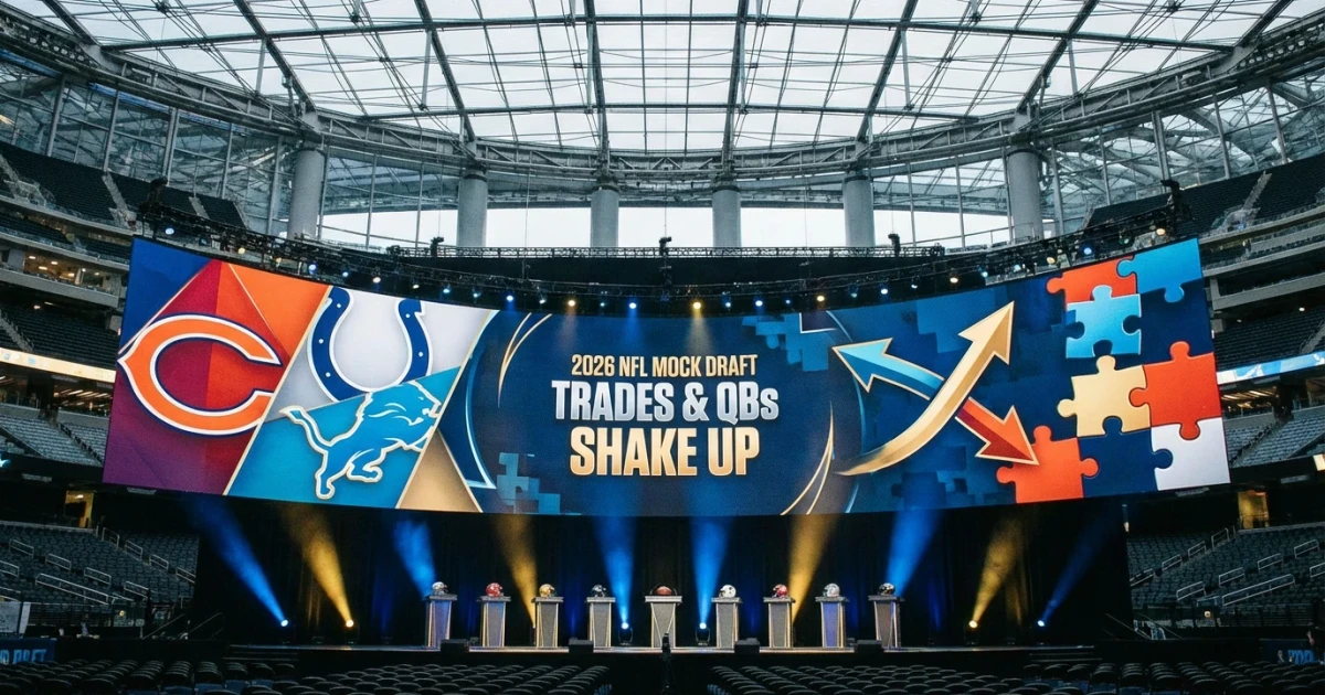 2026 NFL Mock Draft Features Four Trades, QB Drama