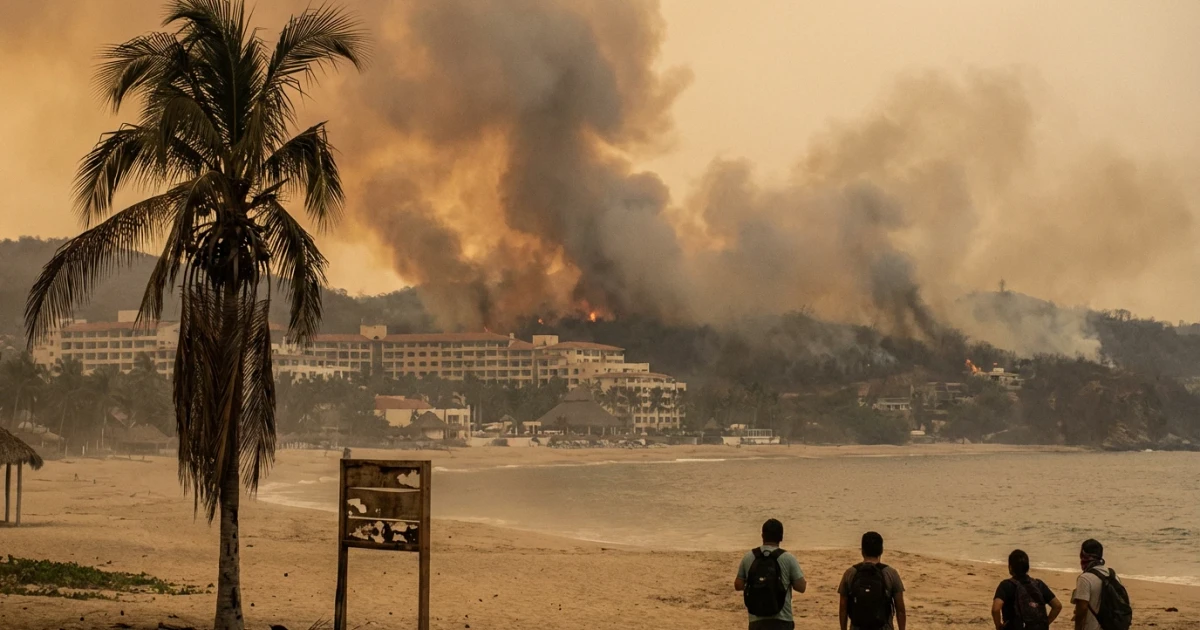 Wildfires Disrupt Travel Plans at Mexican Vacation Spots