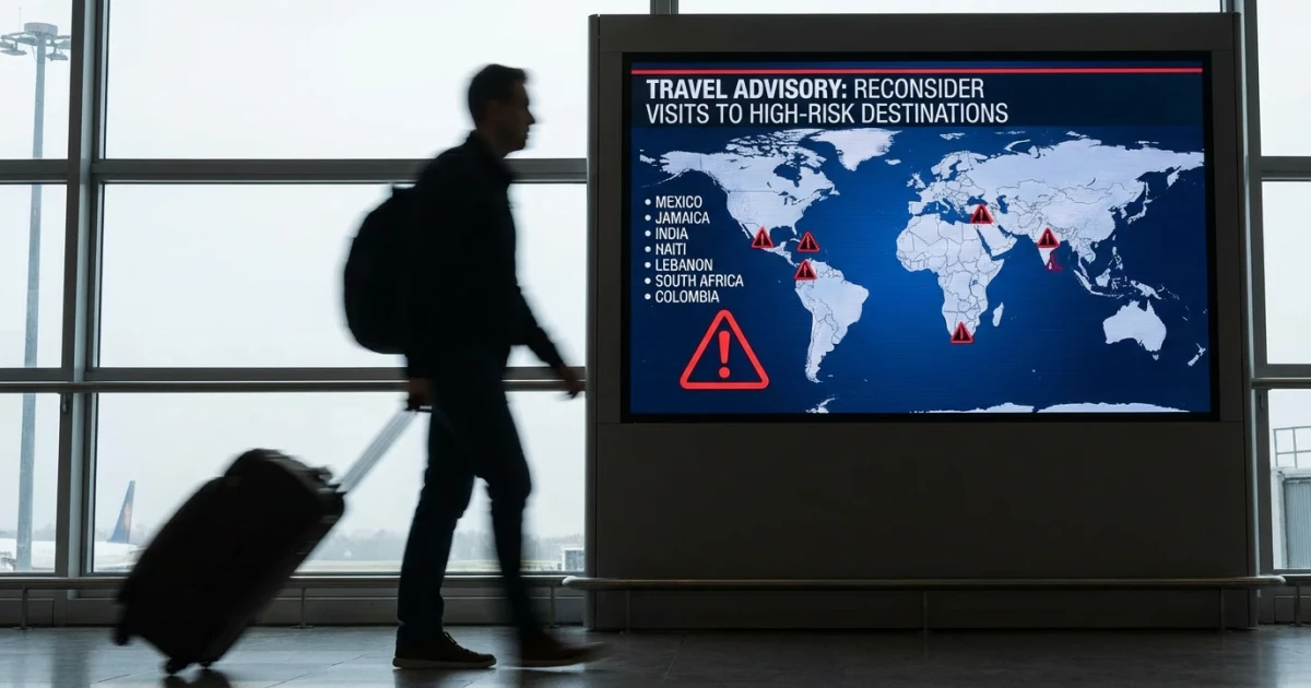 Mexico, Jamaica, India Among Top Risky Travel Destinations 2026